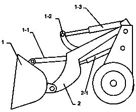 Loading kunckle crane