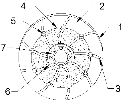 Resin grinding wheel capable of cutting and grinding