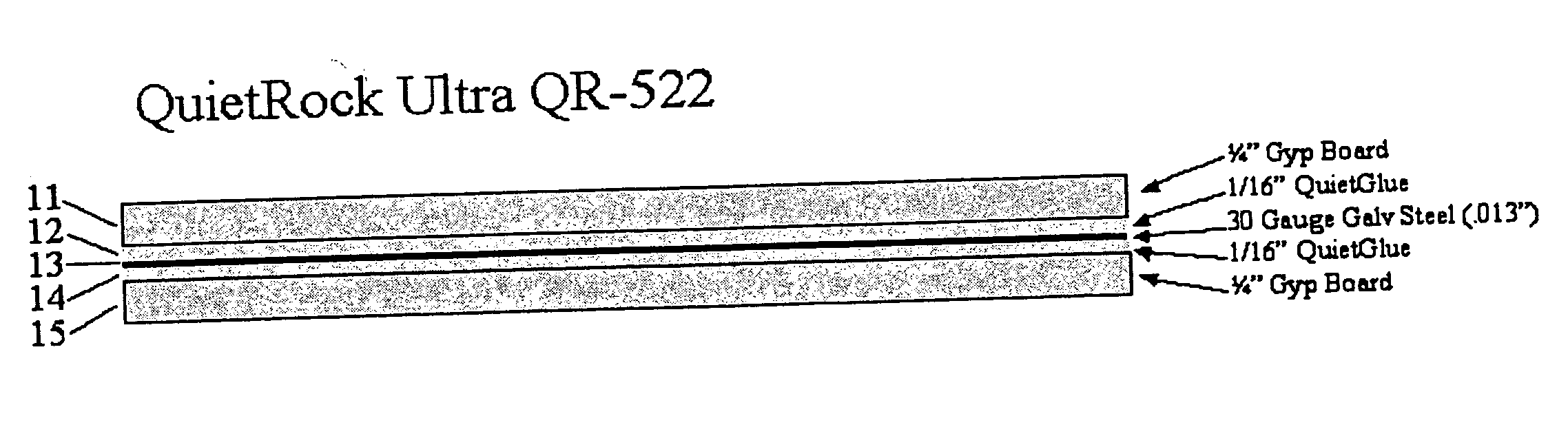 Acoustical sound proofing material and methods for manufacturing same