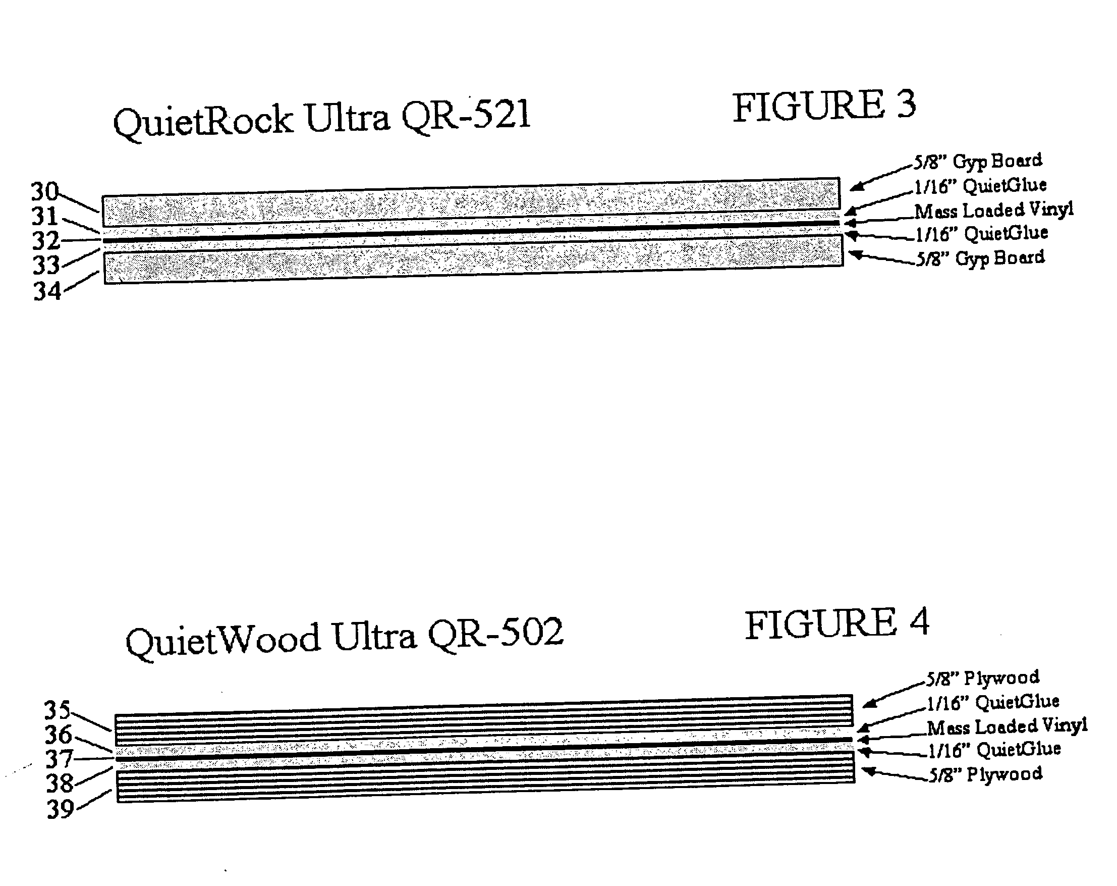 Acoustical sound proofing material and methods for manufacturing same