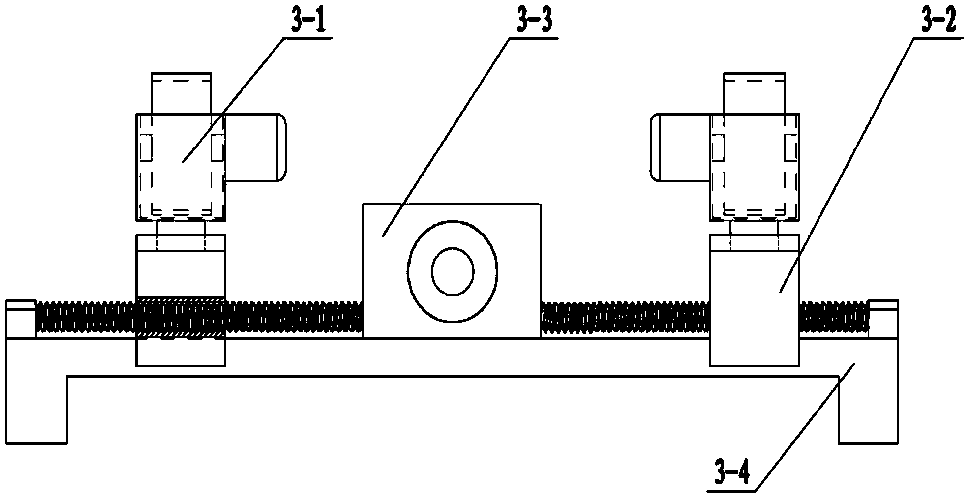 Centering and clamping assembling machine for H-shaped steel of corrugated web plates