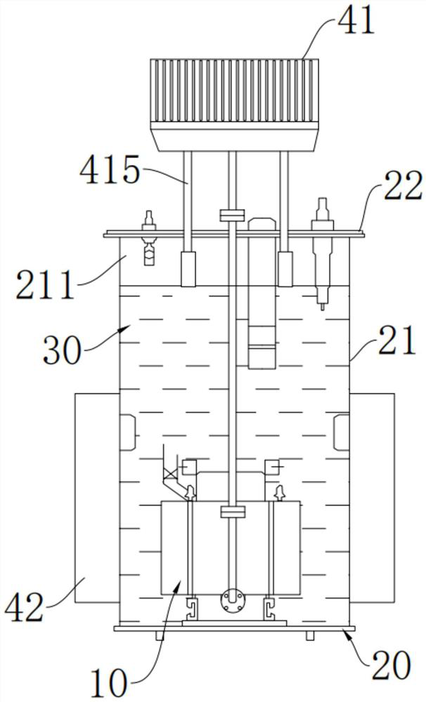 Evaporative cooling underground transformer