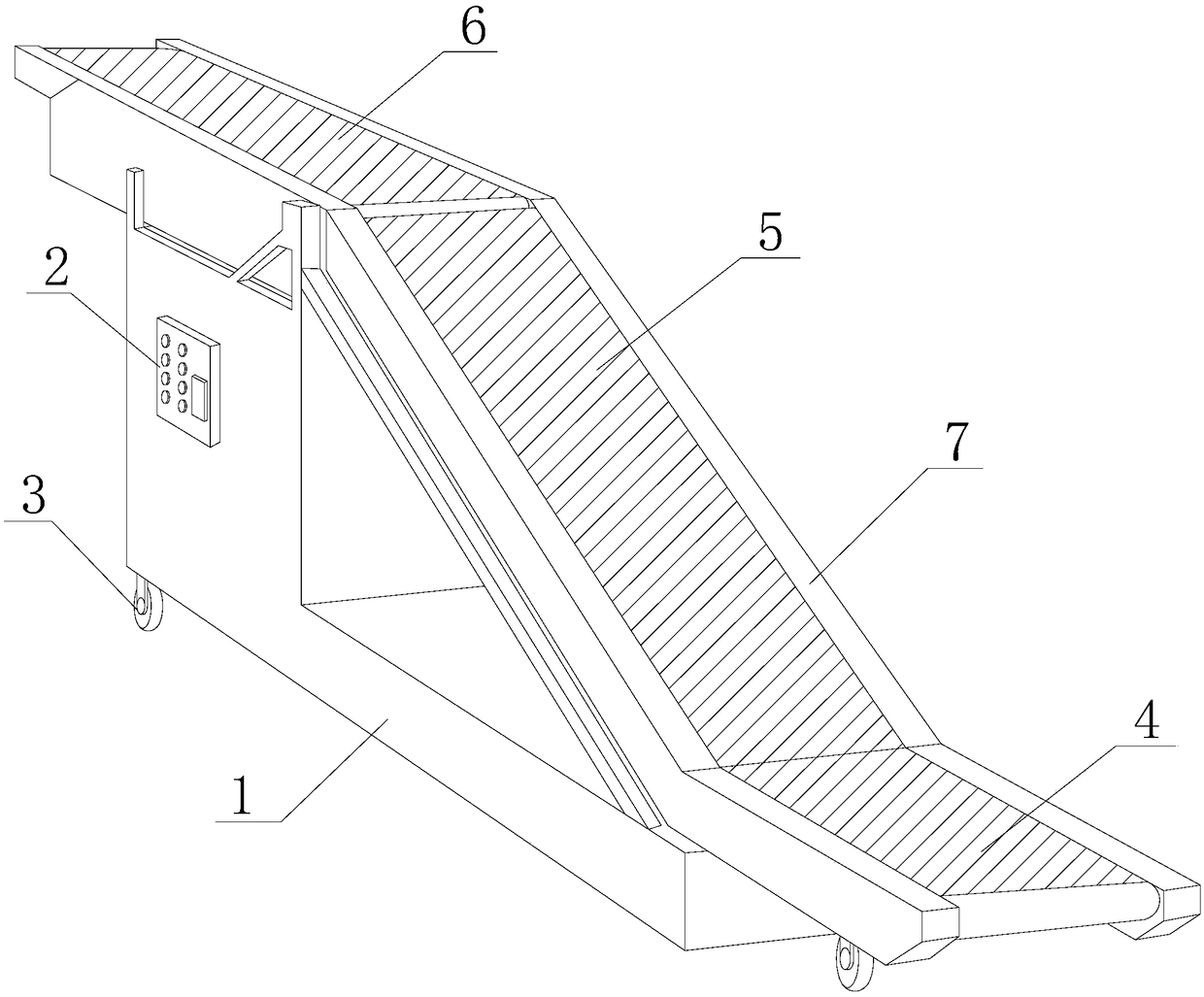 Auxiliary loading and transporting equipment used for logistics transportation