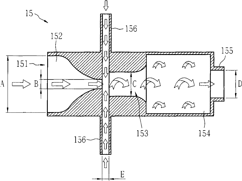 Ozone water manufacturing device