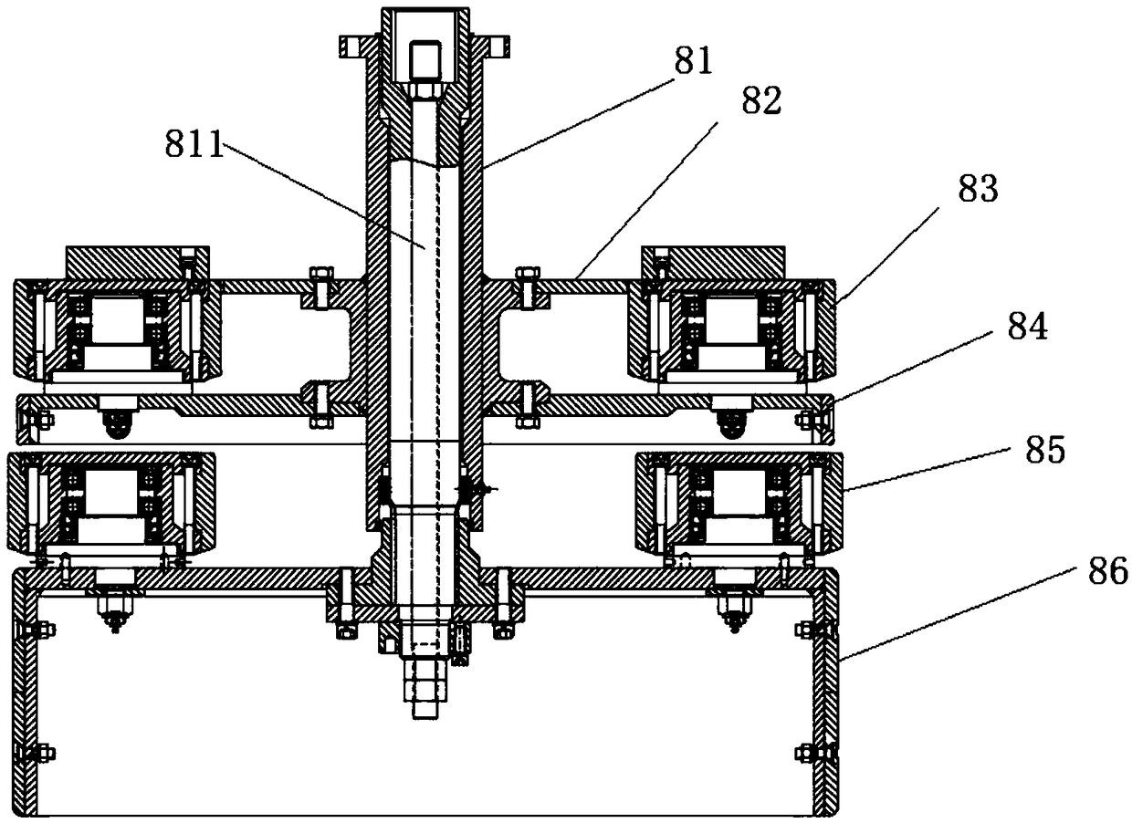 Radial extruding pipe making machine pressing head