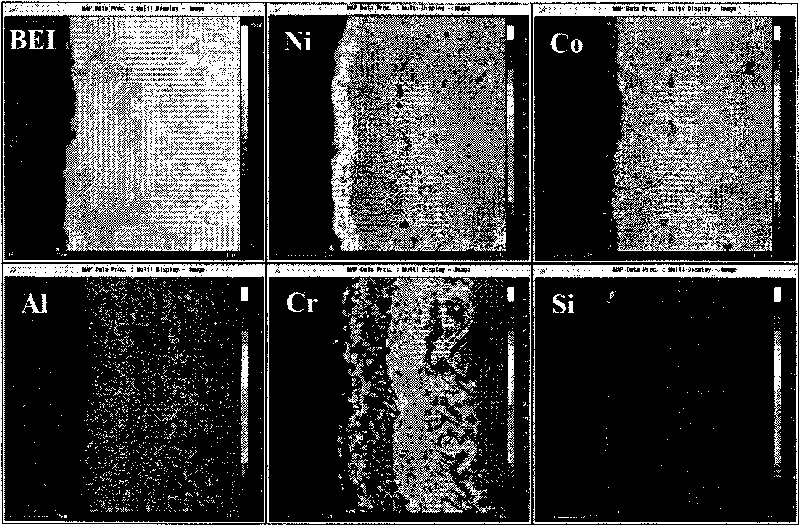 MCrAlY+AlSiY composite coating and preparation technique thereof