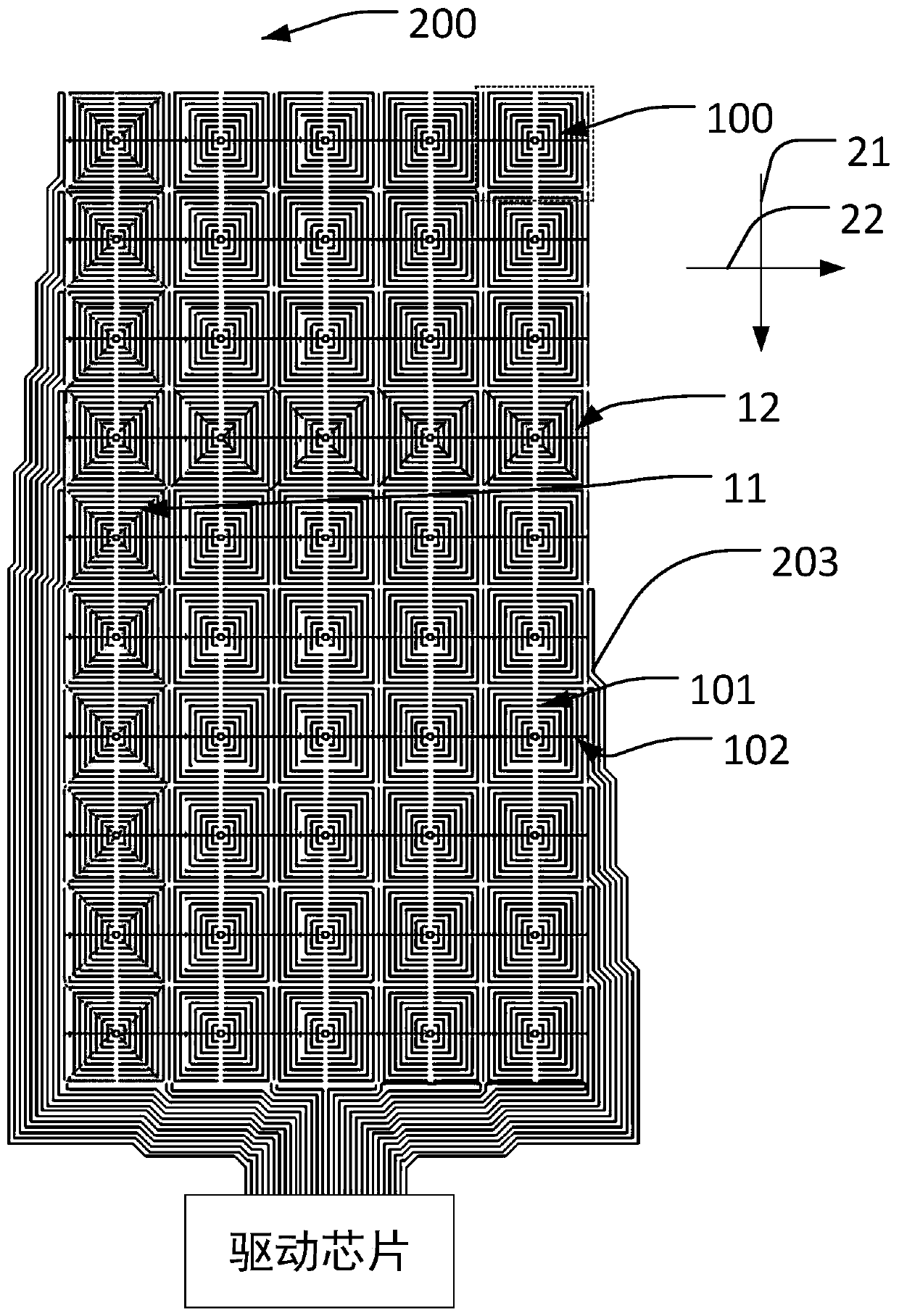 Touch electrode layer and touch display device