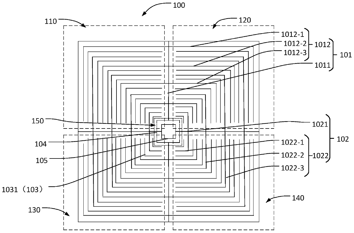 Touch electrode layer and touch display device