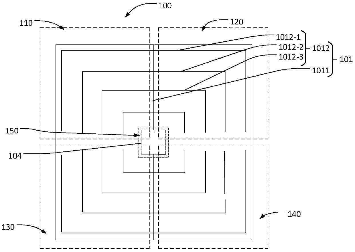 Touch electrode layer and touch display device