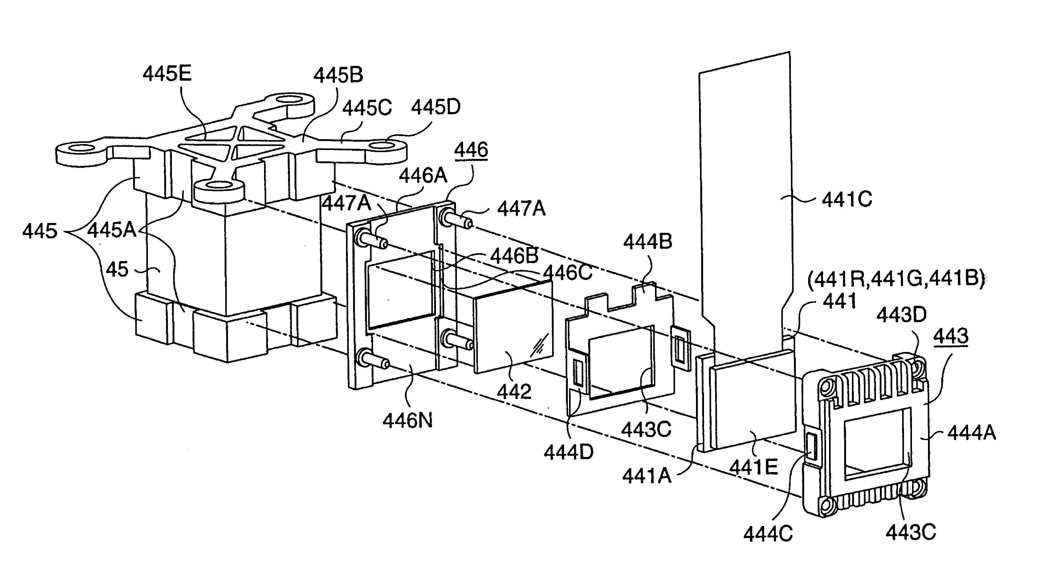 Optical device and projector