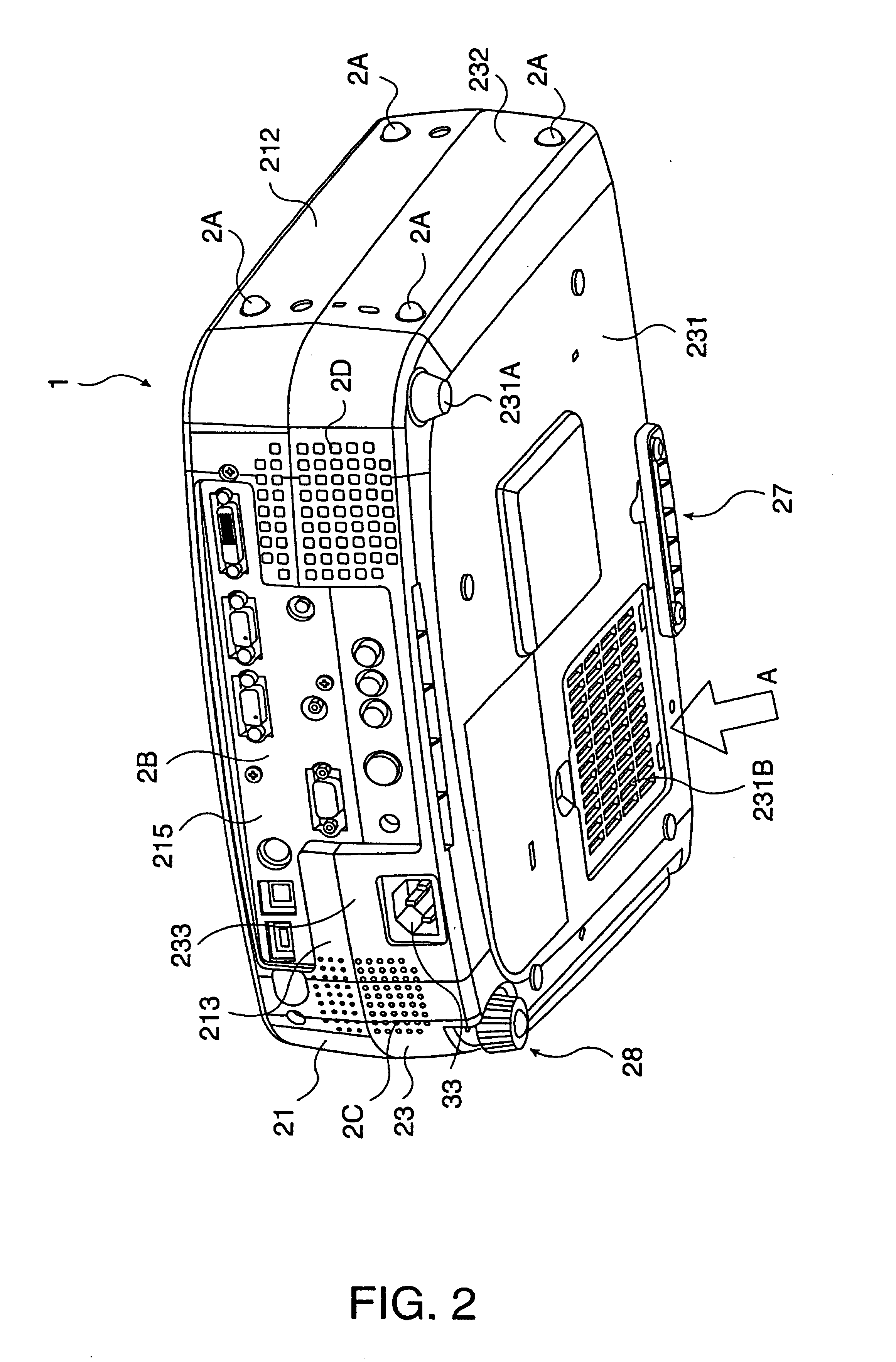 Optical device and projector