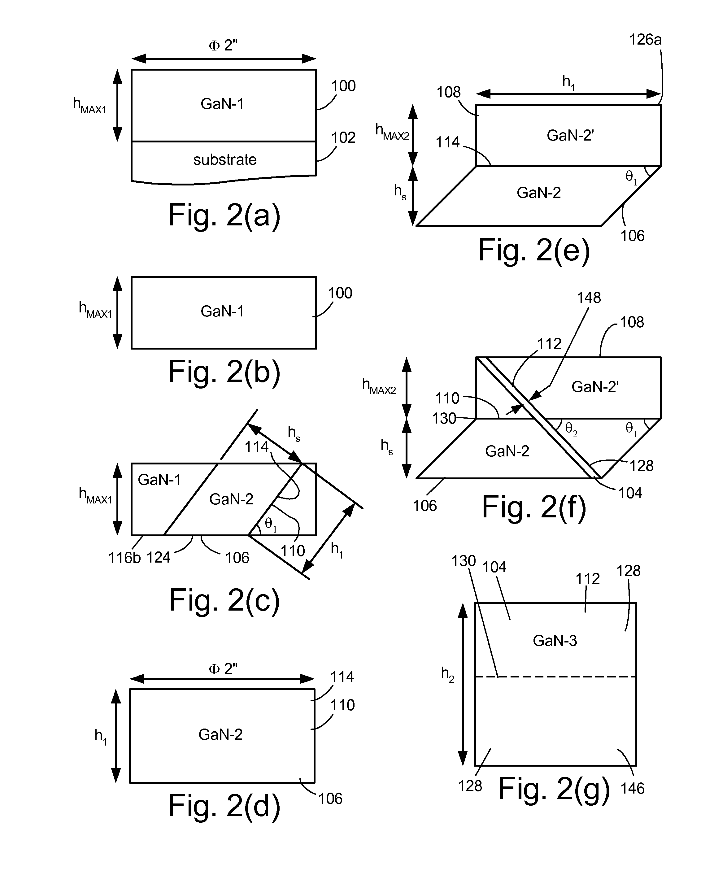 Method for increasing the area of non-polar and semi-polar nitride substrates