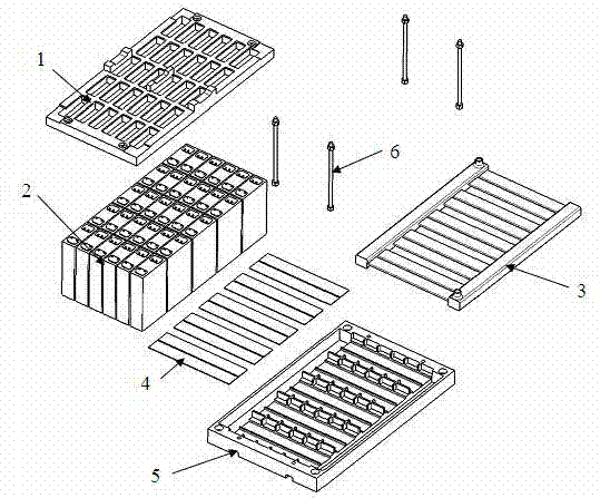 Temperature-controllable power battery module group