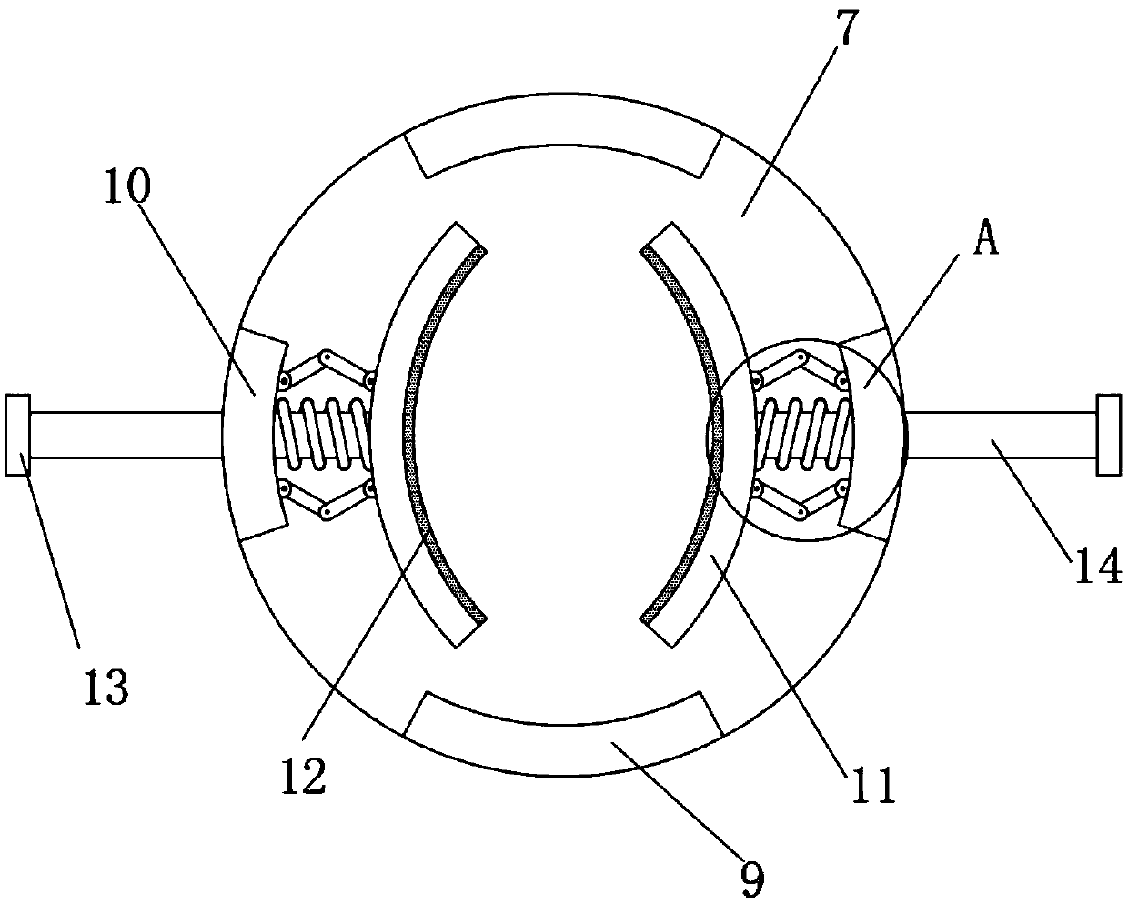 Automatic clamping and detecting device for urea nozzle for vehicle