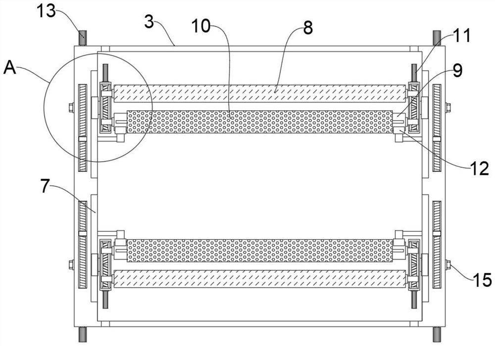 Foam tension adjusting mechanism for irradiation cross-linked polyethylene foam slicing