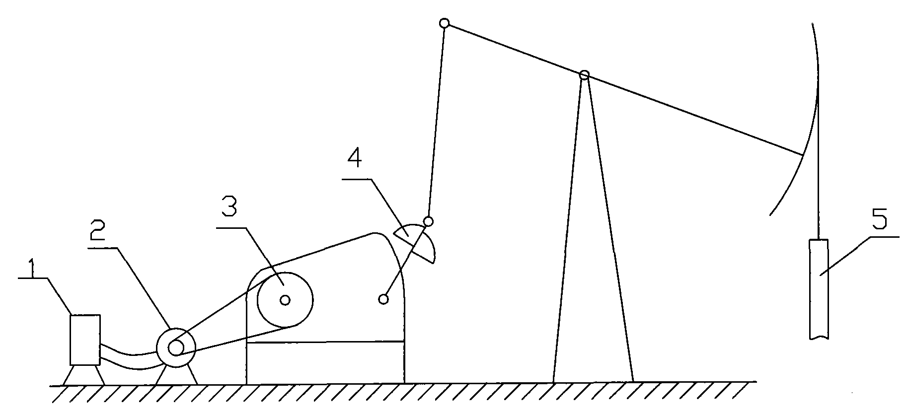 Pumping unit system and power saving control method thereof