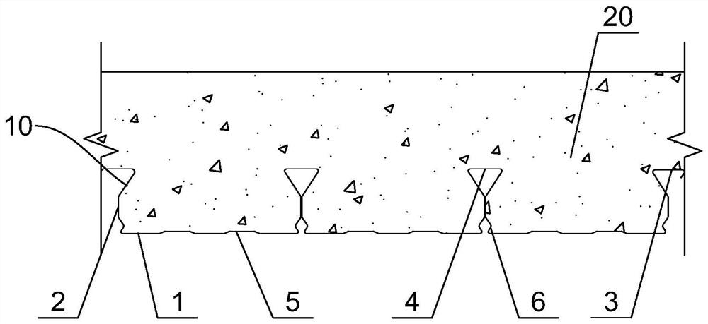 A fire-resistant composite floor slab and its fire-resistant performance testing method