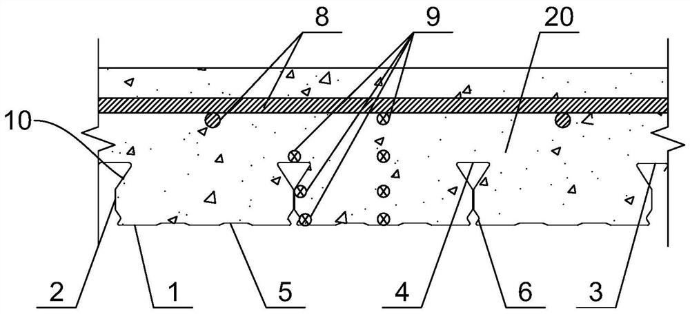 A fire-resistant composite floor slab and its fire-resistant performance testing method