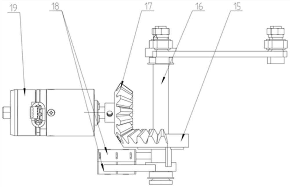 Prosthetic hand support with wrist overturning freedom degree and application of prosthetic hand support