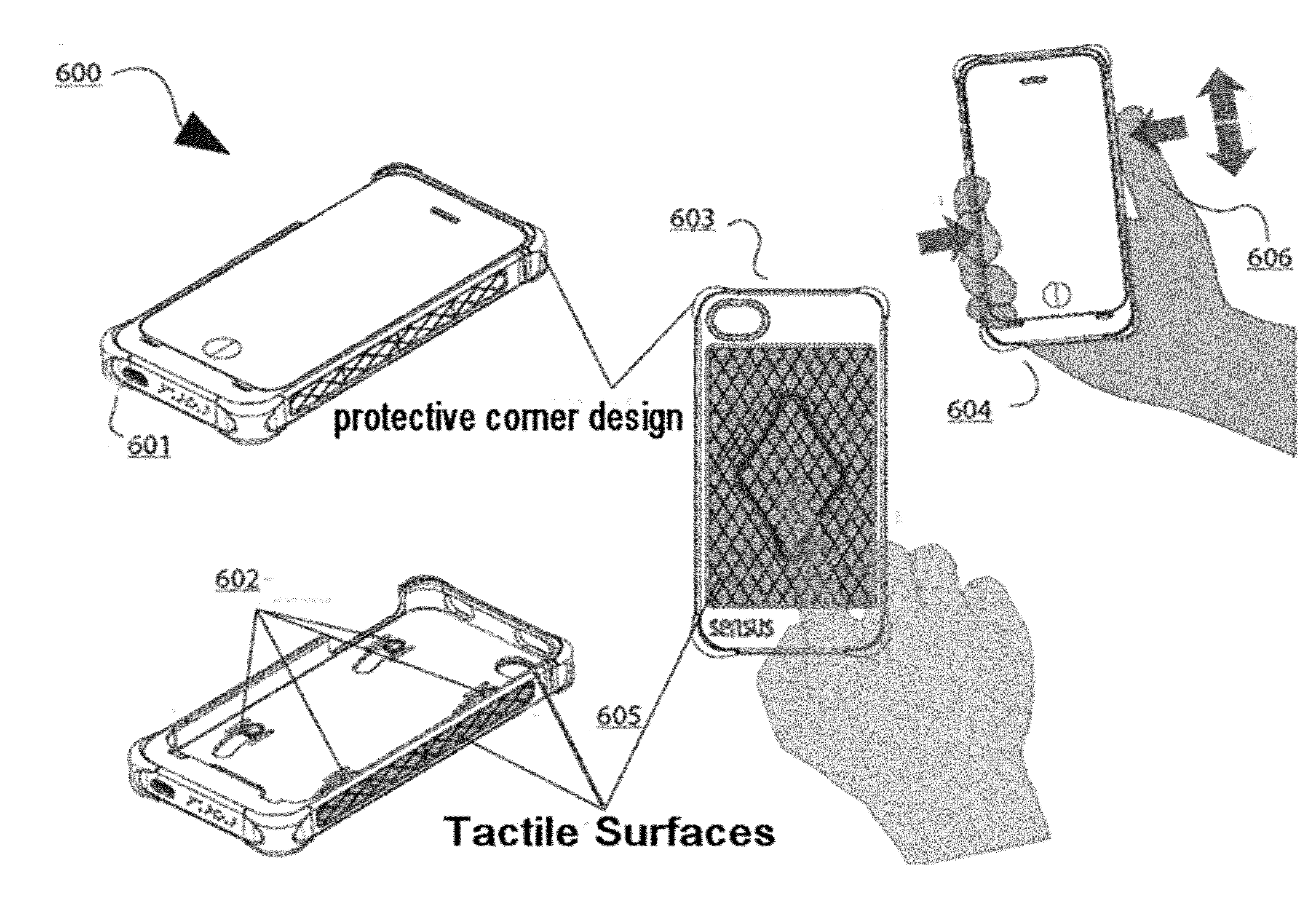 Enhanced detachable sensory-interface device for a wireless personal communication device and method