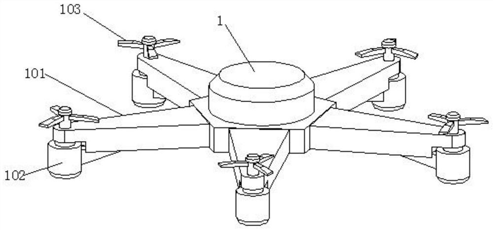 High-precision full-frame oblique photogrammetry device for unmanned aerial vehicle