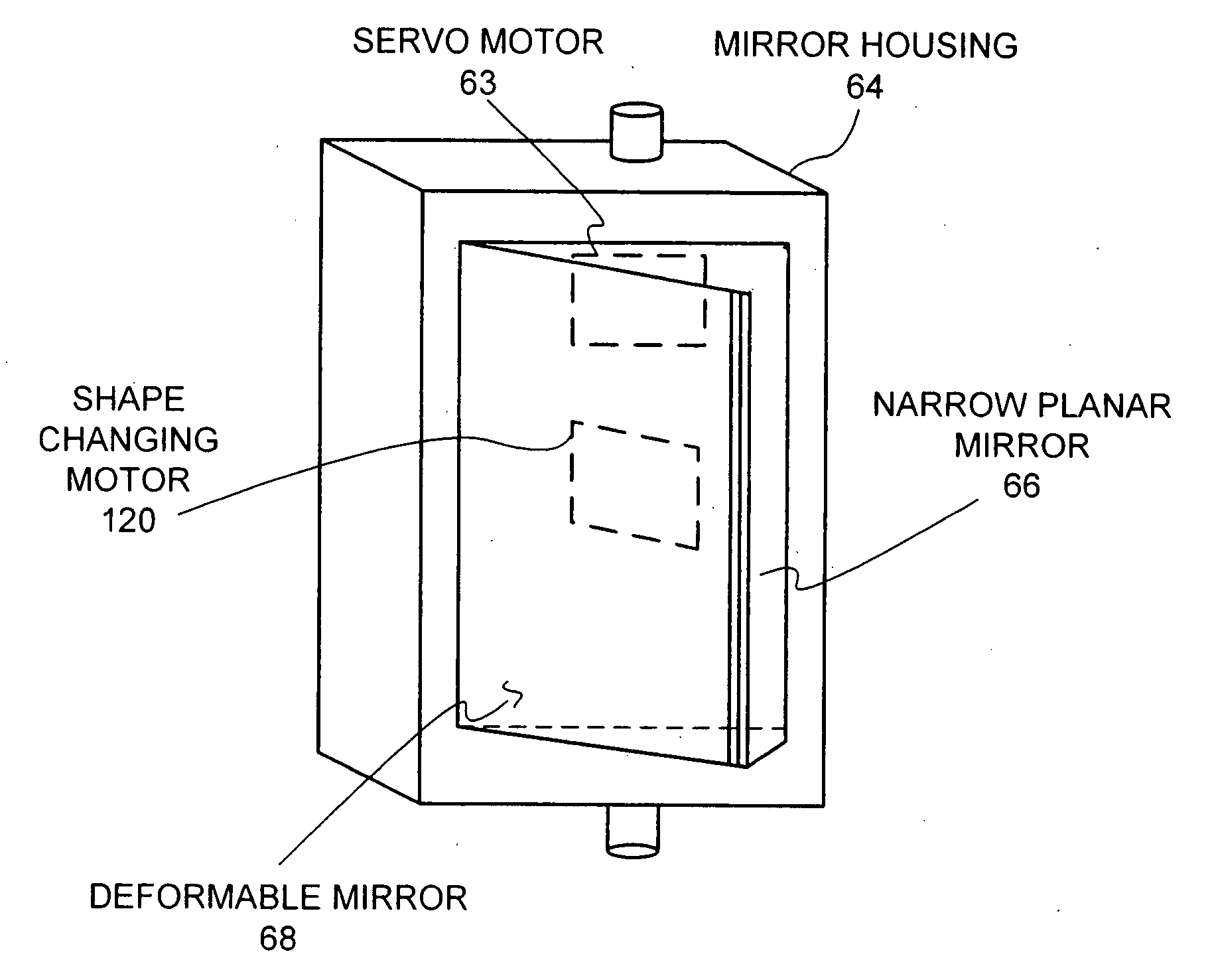 Mirror system for a trucking rig having a tractor and an articulated trailer