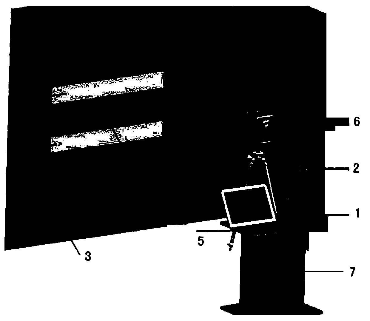 Multi-line laser radar calibration system and calibration method