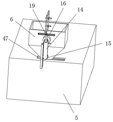 Automatic mulberry leaf adding machine for young silkworms