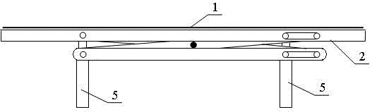 Vehicle sleeping platform (scissors form)