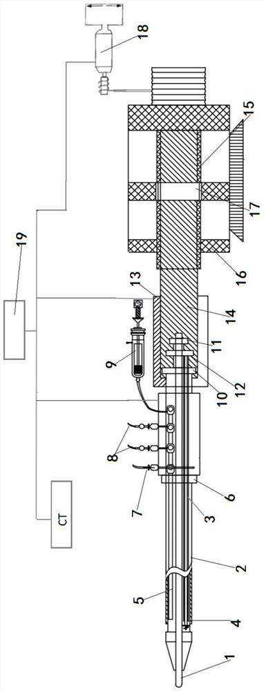 High-precision automatic thrombus drilling device