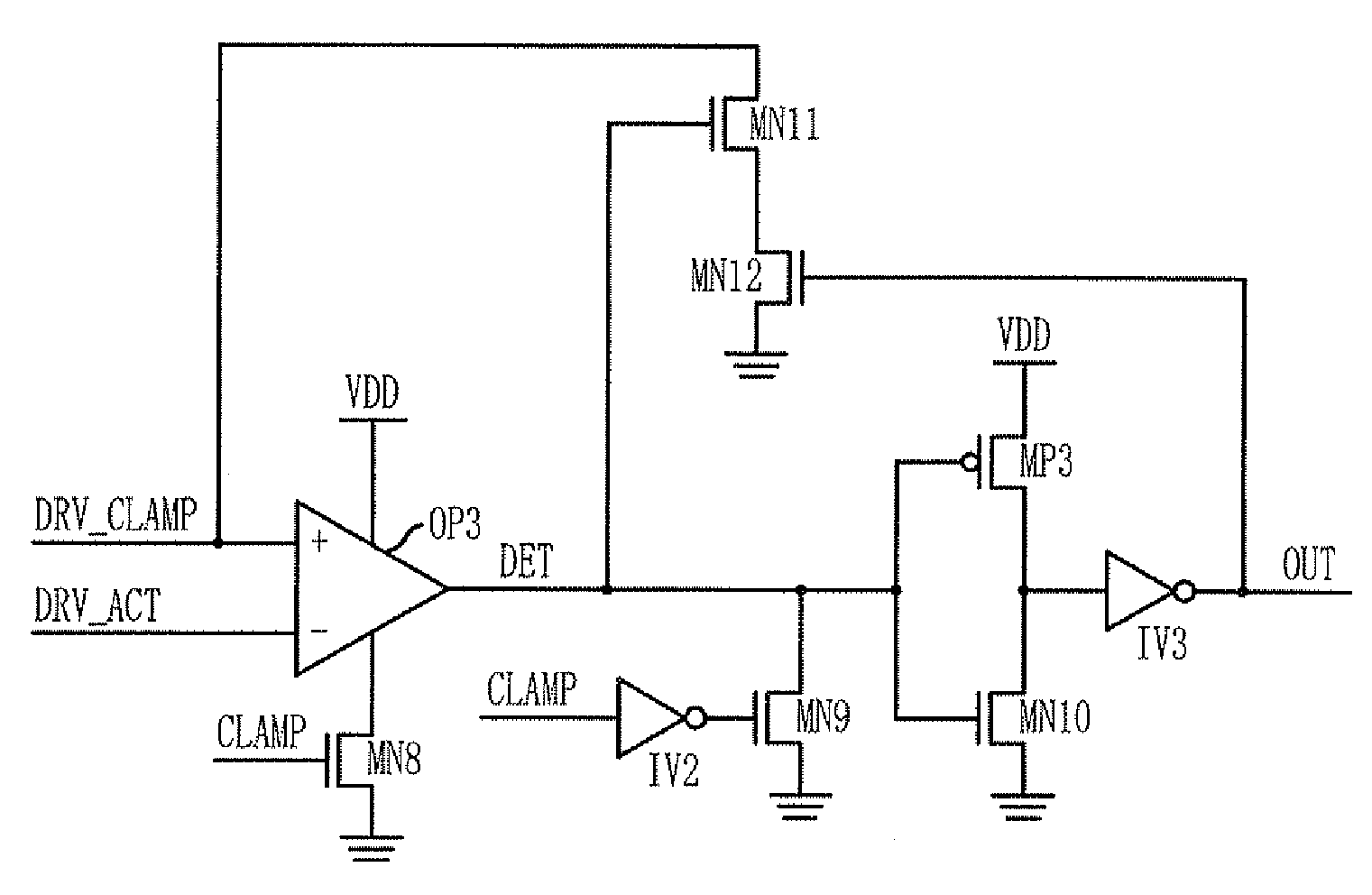 Core voltage discharge driver