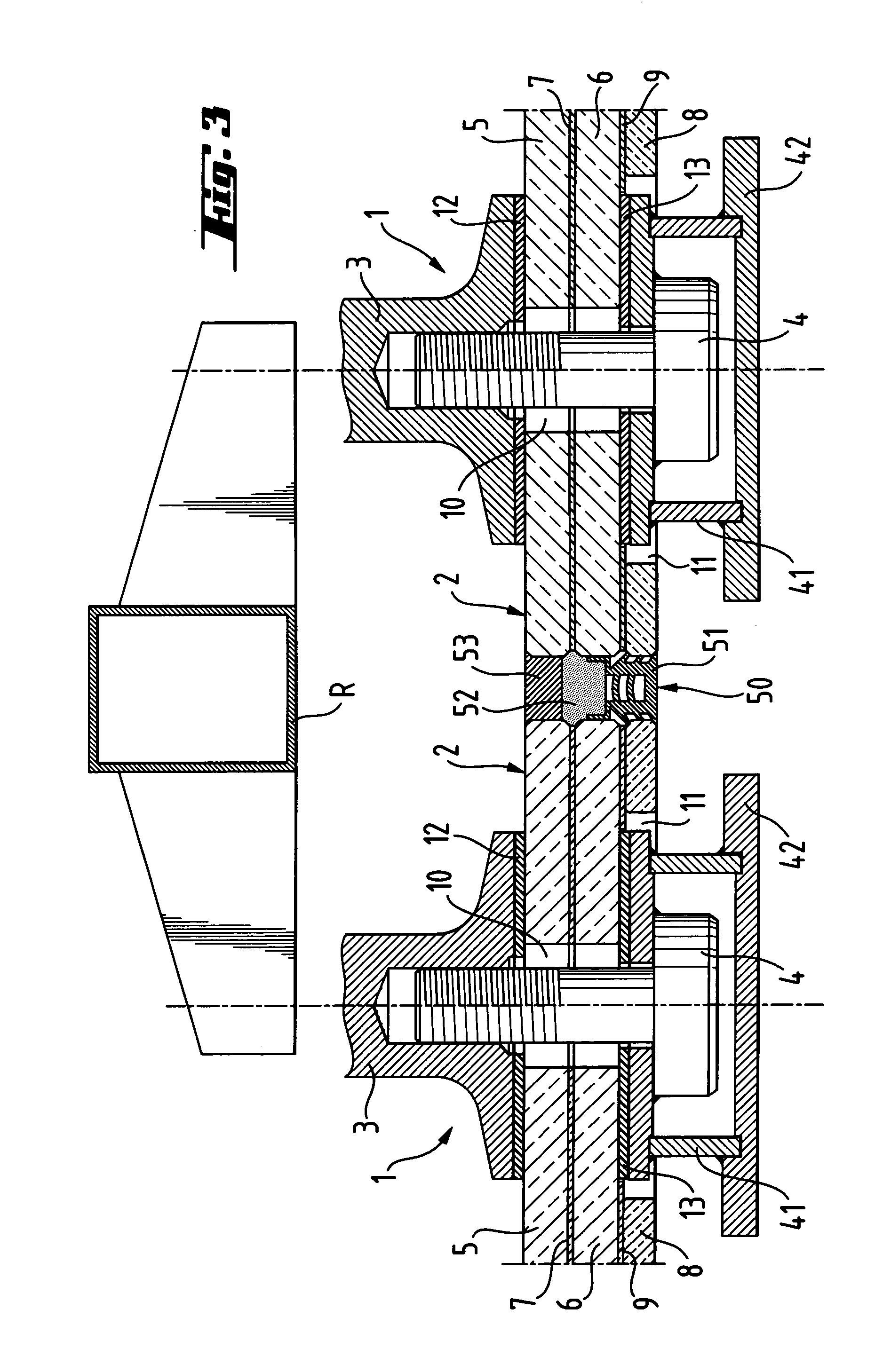 Fixing for composite glazing