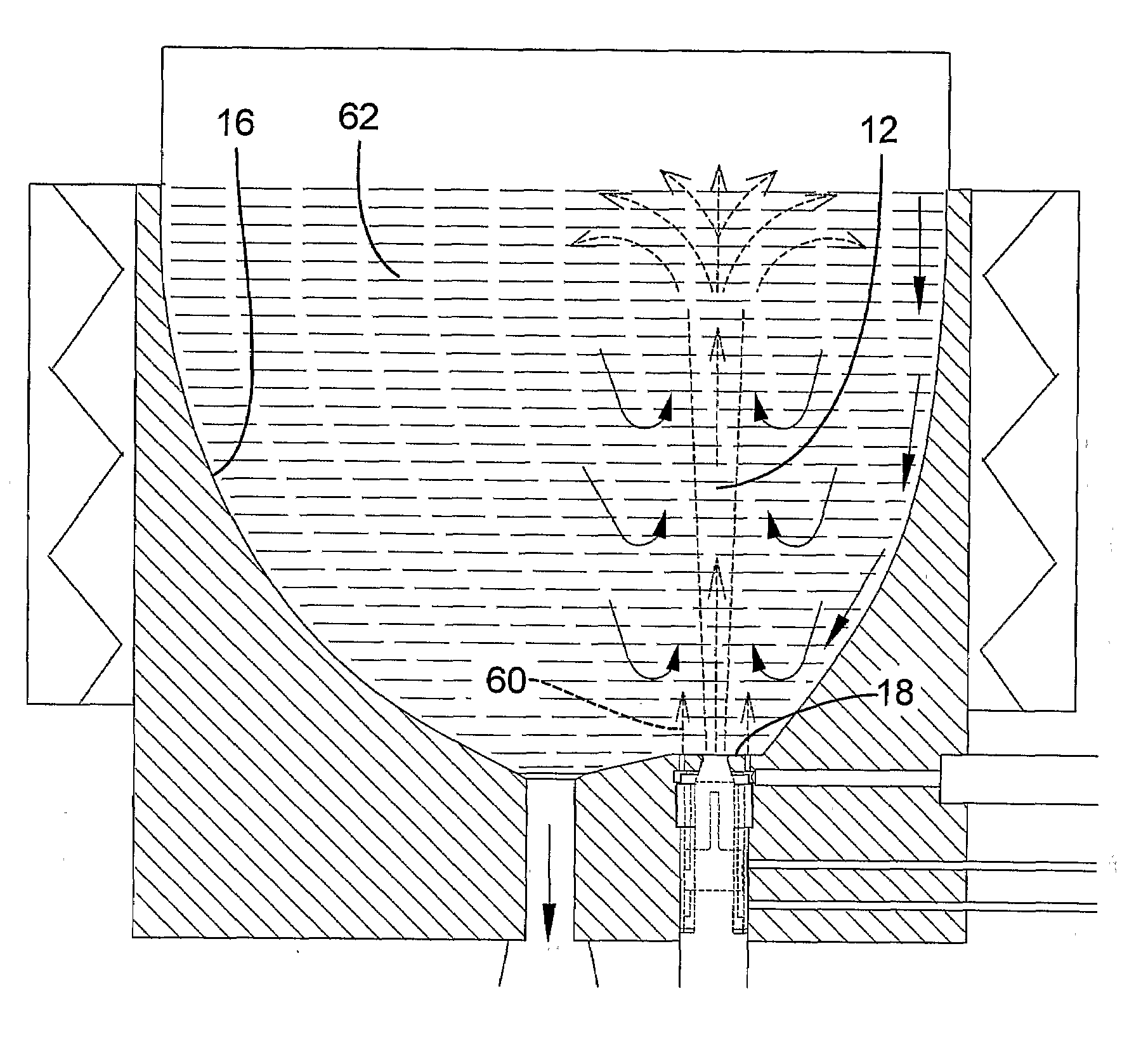 Silicon Spout-Fluidized Bed