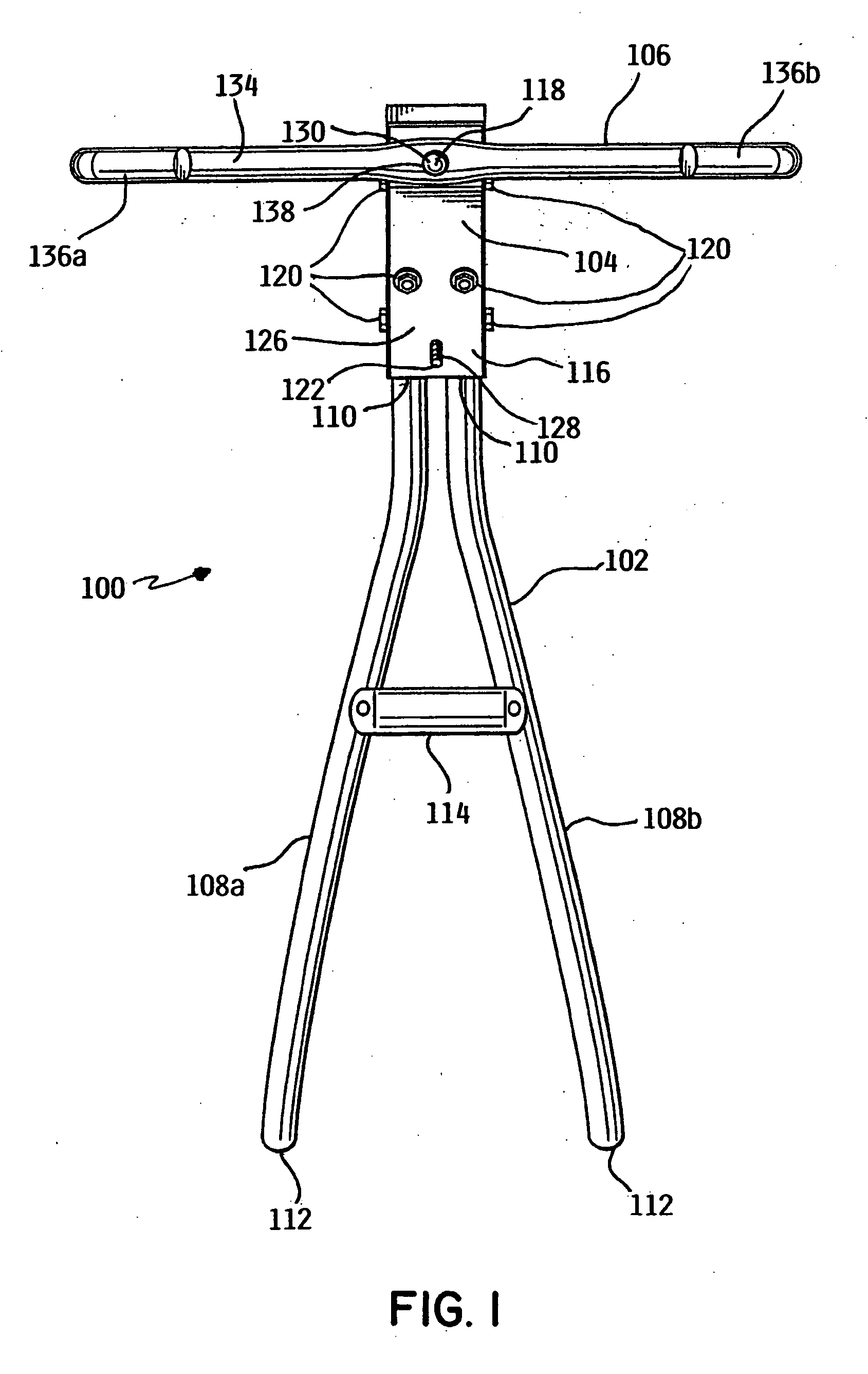 Handlebar assembly for push apparatus