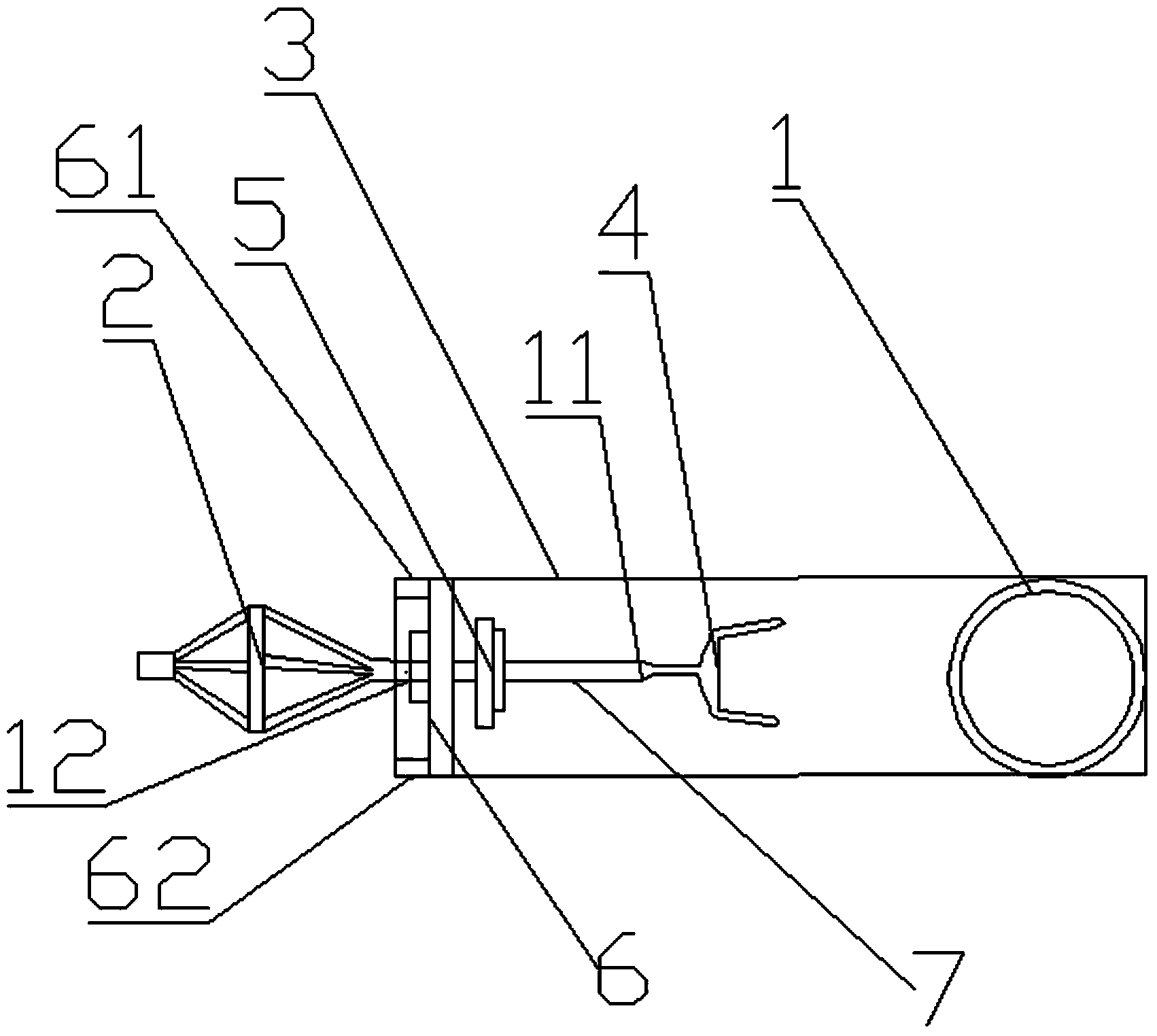 Oil hole drilling tool