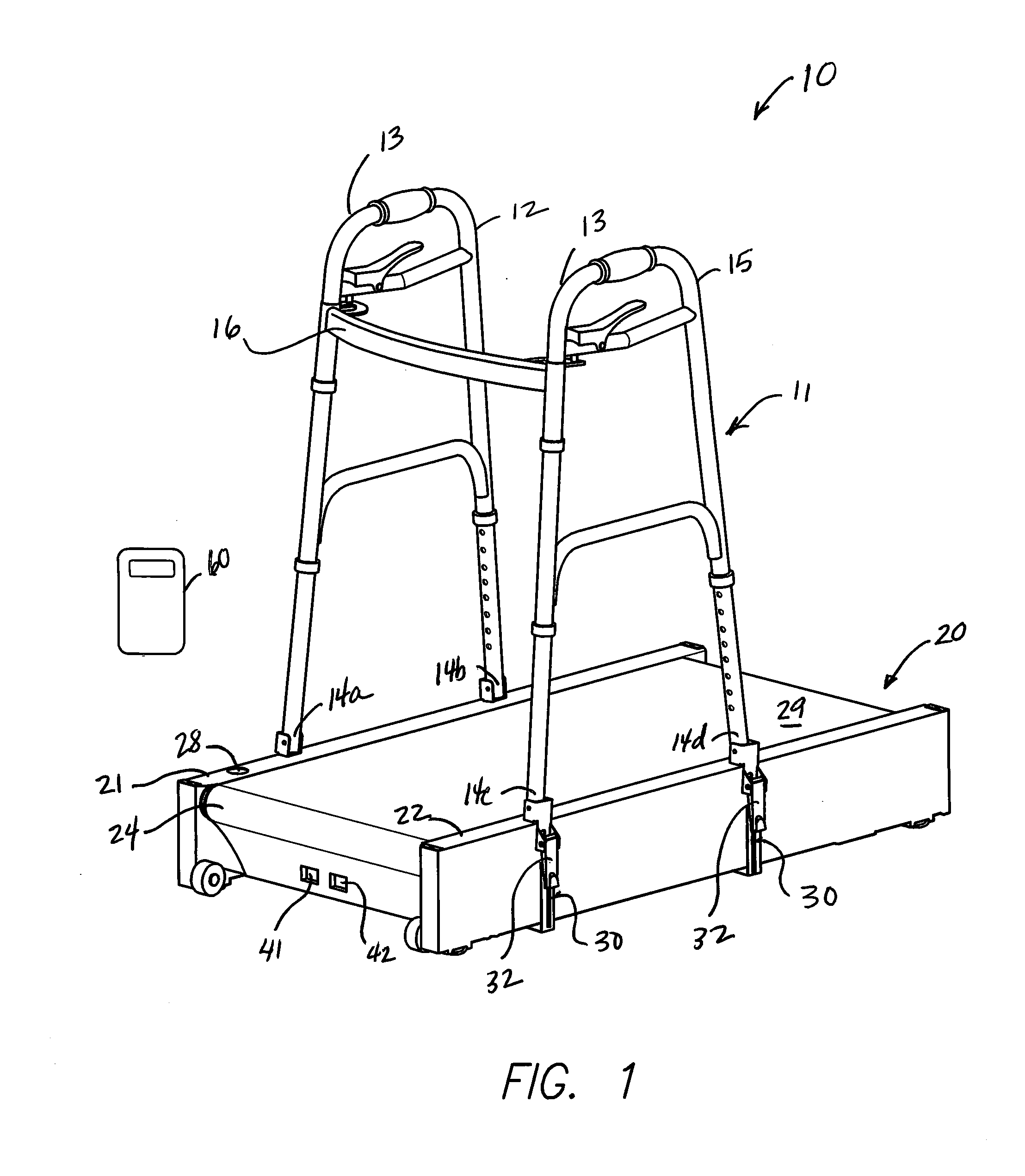 Compact Treadmill with Walker