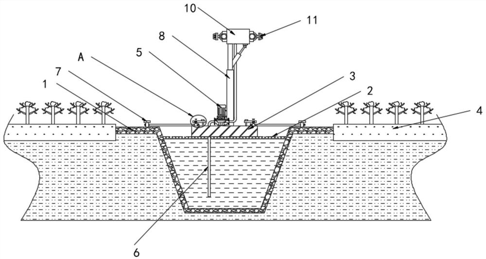 Agricultural and forestry irrigation device with adjustable range