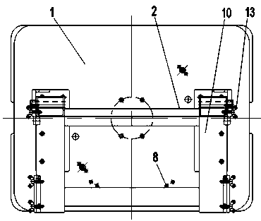 Multi-angle installation working device and operation method for electrical cabinet of wind turbine generator