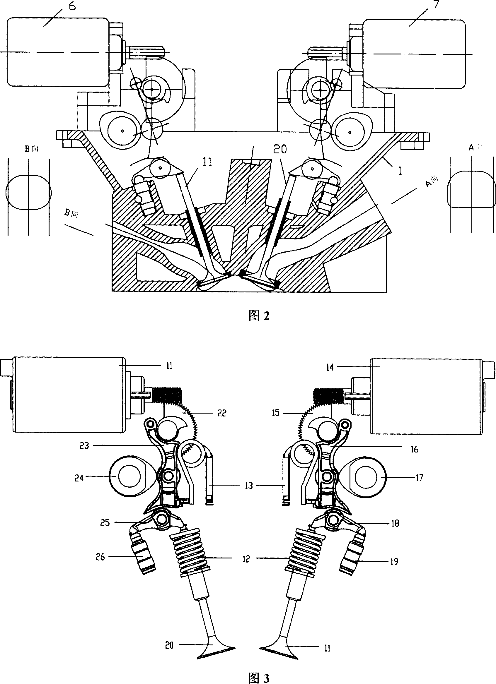 Energy-saving ultra low emission dual-mode homogeneous compression-ignition engine based on fully variable valve mechanism