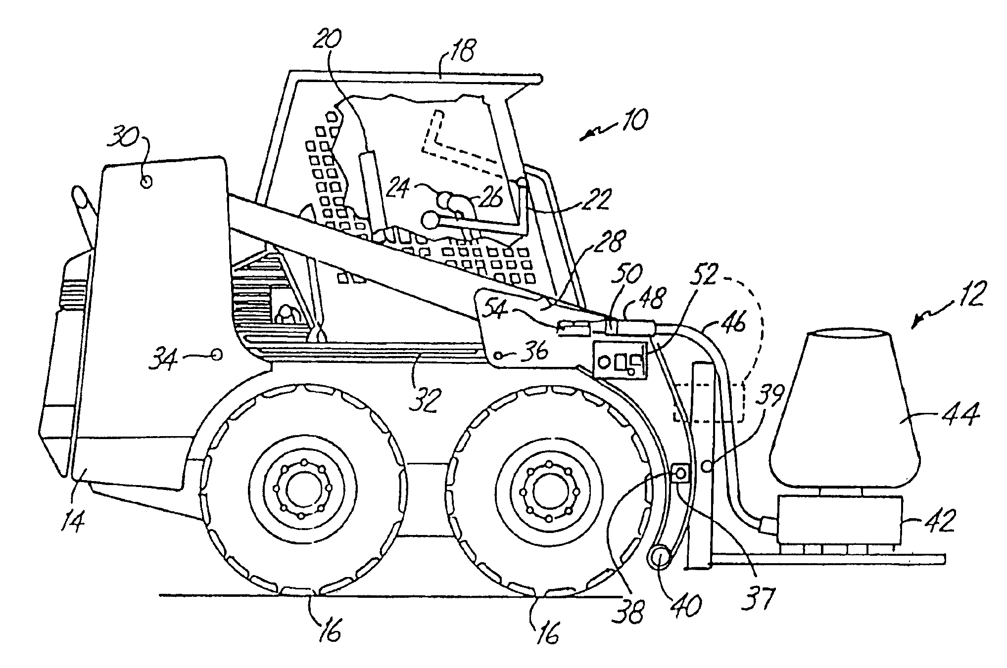 Attachment control device