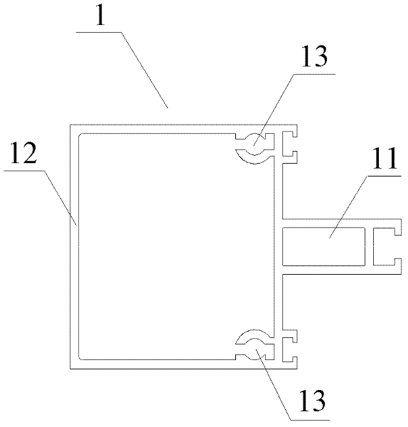 Connector for connecting cross beam and upright post