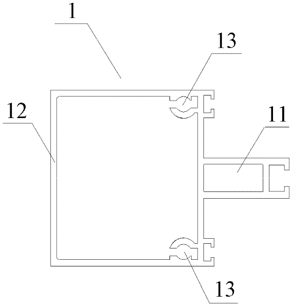 Connector for connecting cross beam and upright post