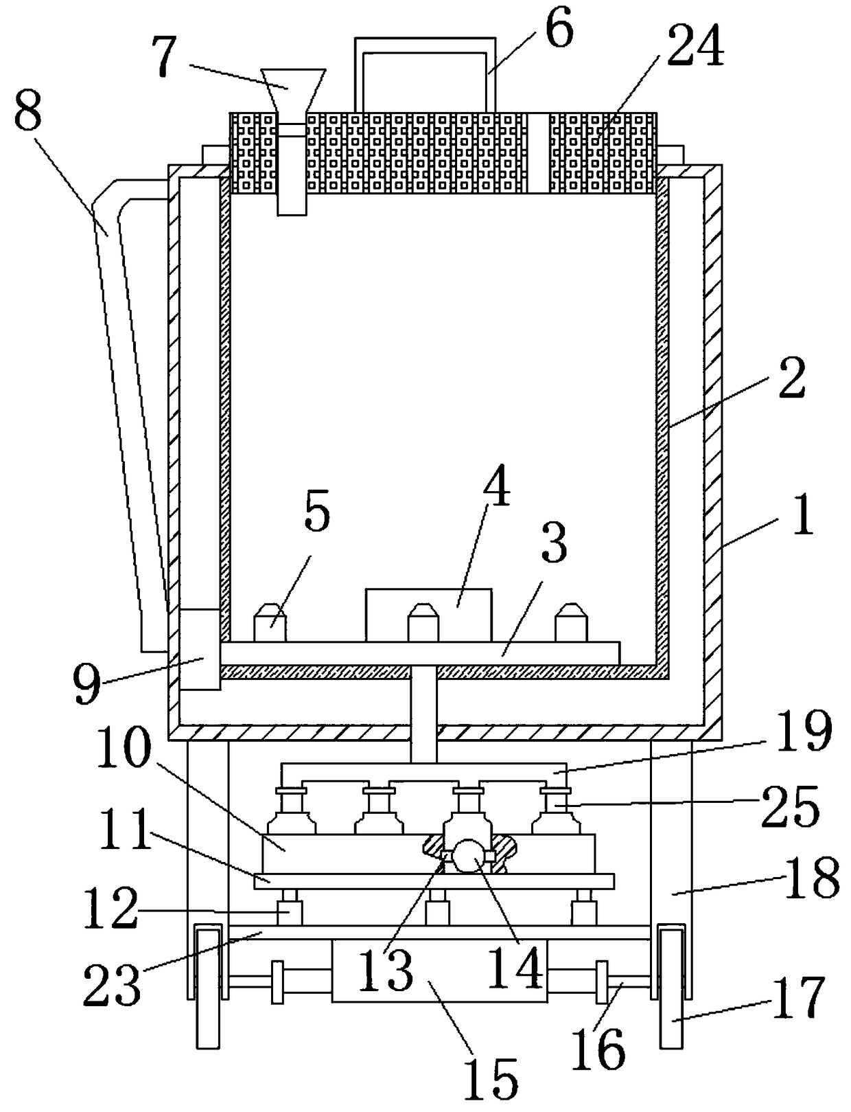 Chemiluminescent magnetic particle reagent subpackaging device