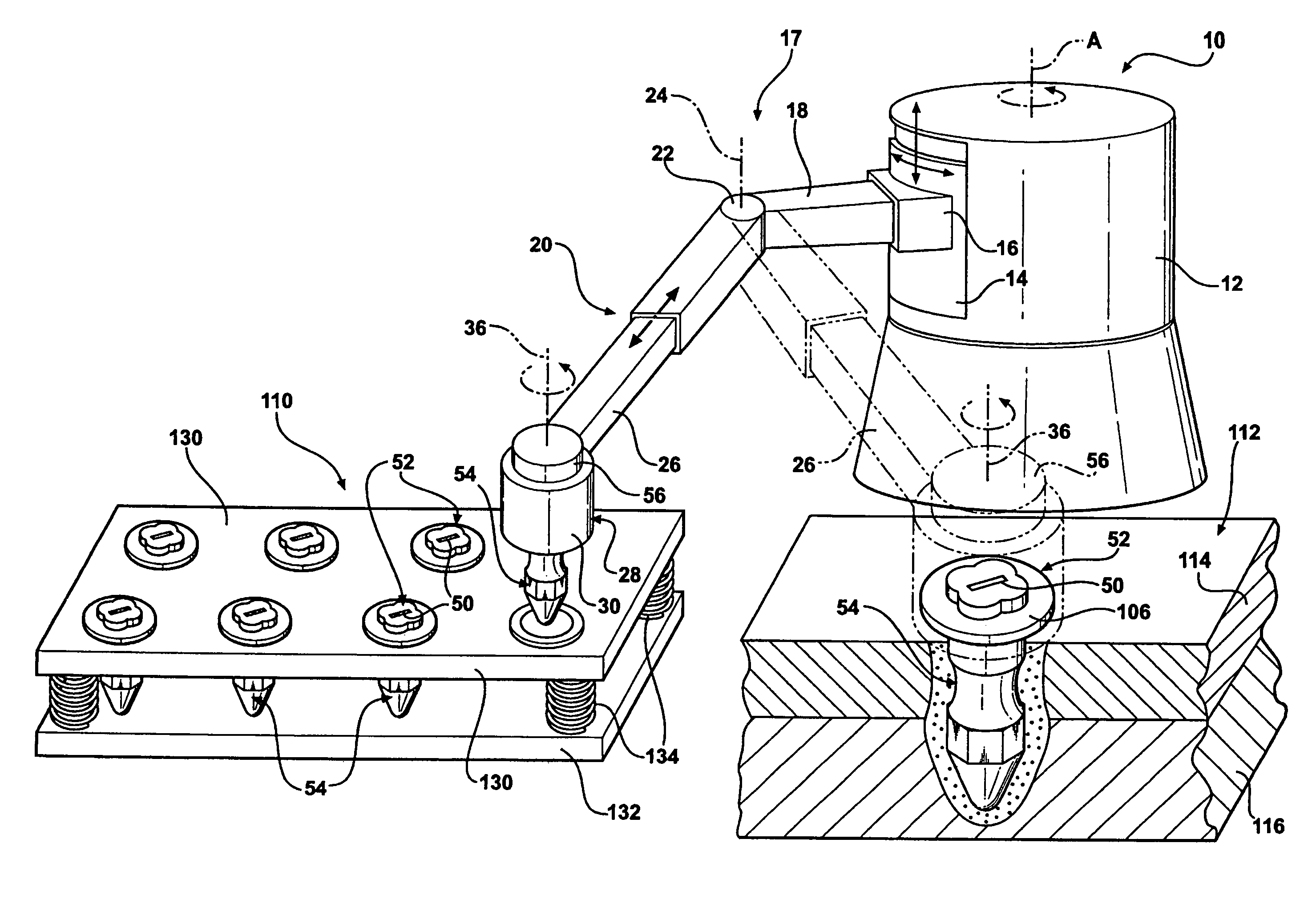 Friction stir rivet drive system and stir riveting methods