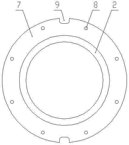 Side drainage type directly-embedded part and construction method thereof