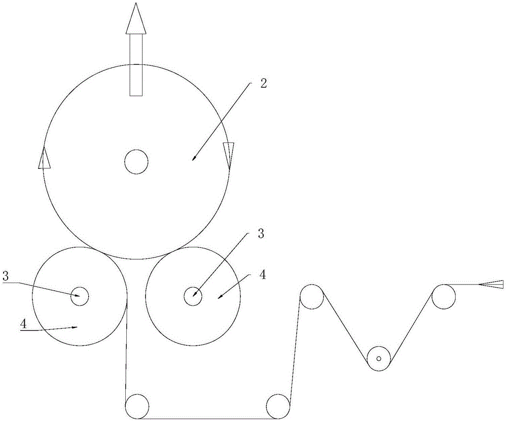 Large package lifting control system outside the machine