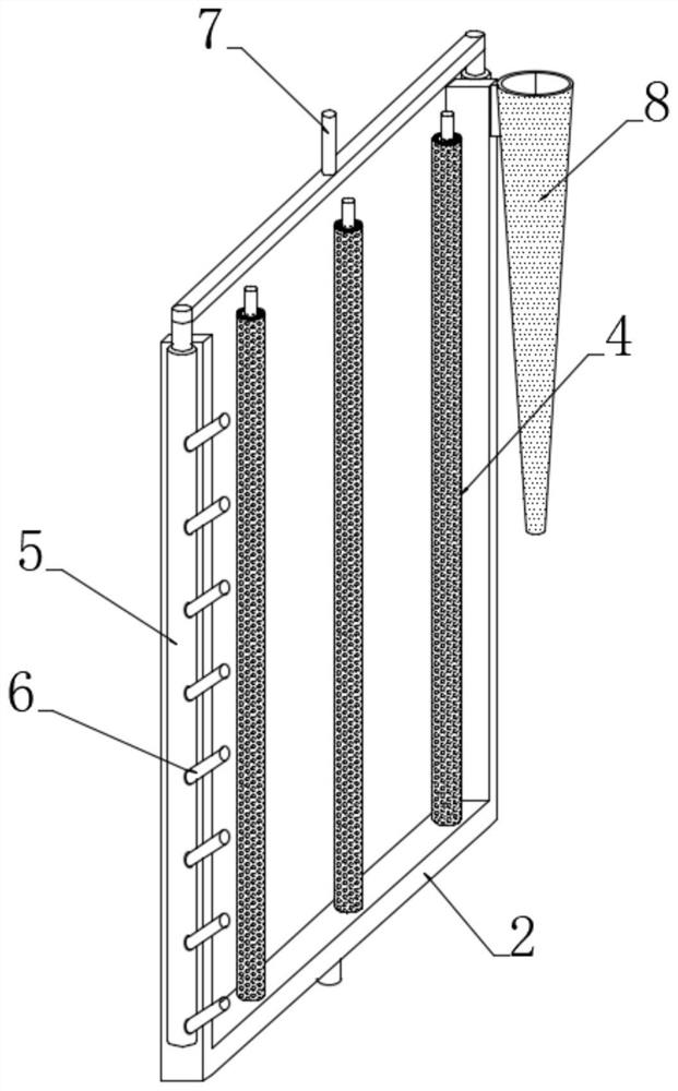 Floccule adsorber applied to printing and dyeing wastewater treatment