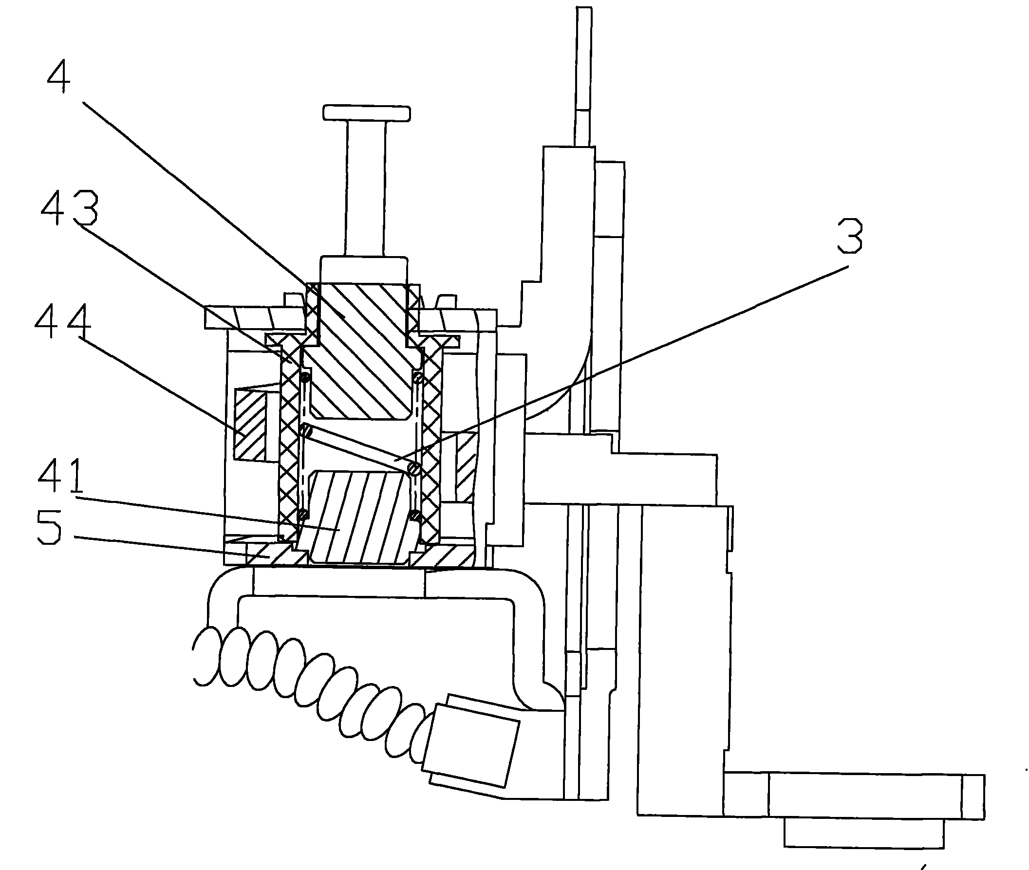 Solenoid type electromagnetic trip