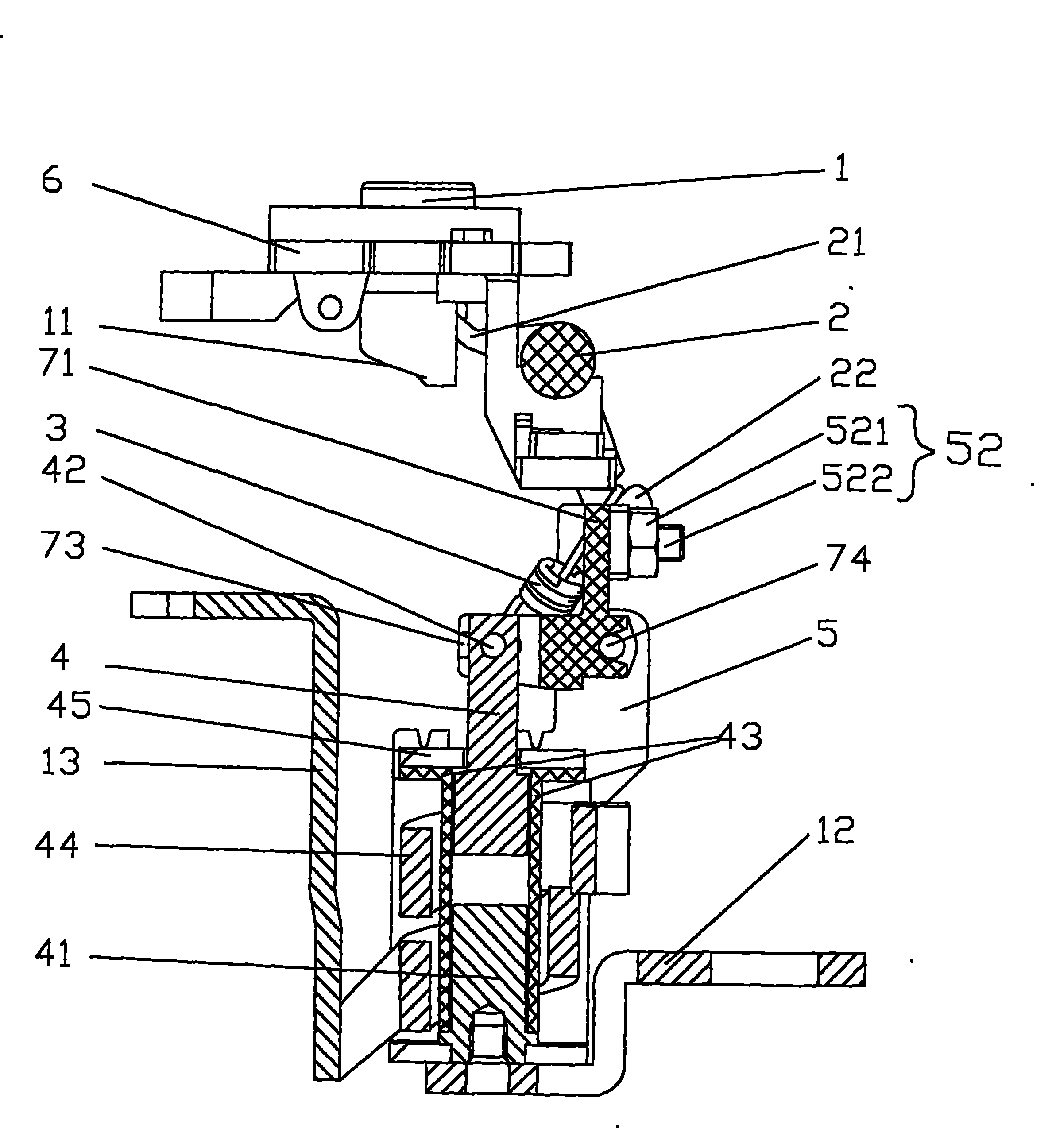 Solenoid type electromagnetic trip