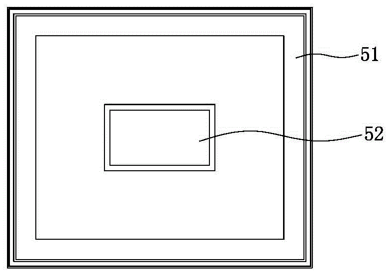 LED chip structure capable of increasing light-emitting area and manufacturing method